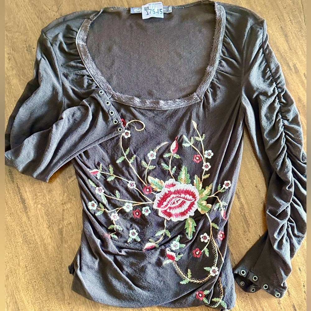 Haley Bob - Paris Los Angeles Sheer Top Size Medium. Like new conditon
